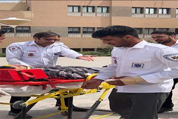 مانور زلزله دانشکده پرستاری و مامایی بیرجند