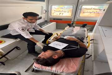مانور زلزله دانشکده پرستاری و مامایی بیرجند